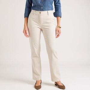 Talbots Straight Leg Perfect Chino Twine Size 6